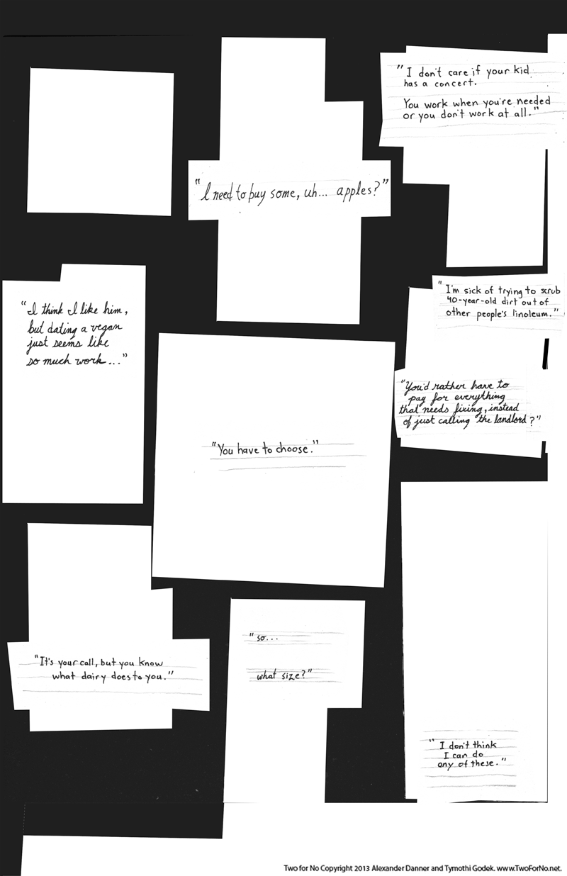 Two for No, by Alexander Danner and Tymothi Godek